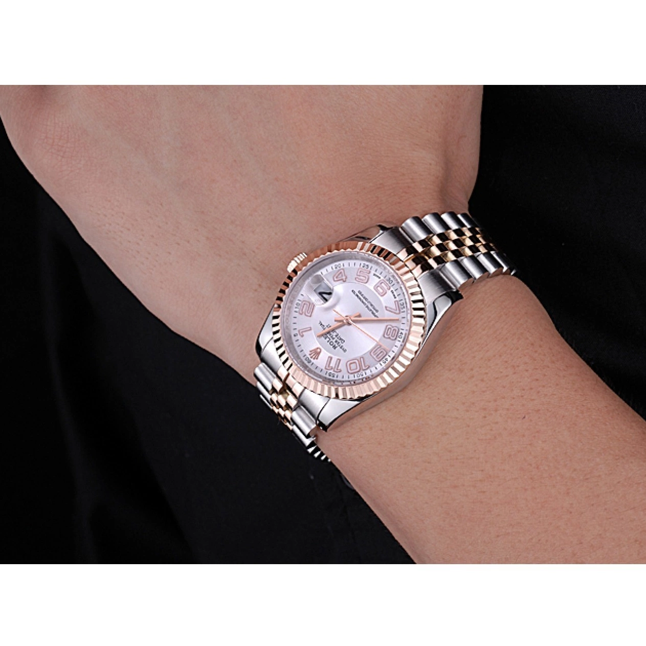 Good Copy Rolex Watches and DateJust Steel Rolex Bracelet Gold Stainless White Dial 622544 0712